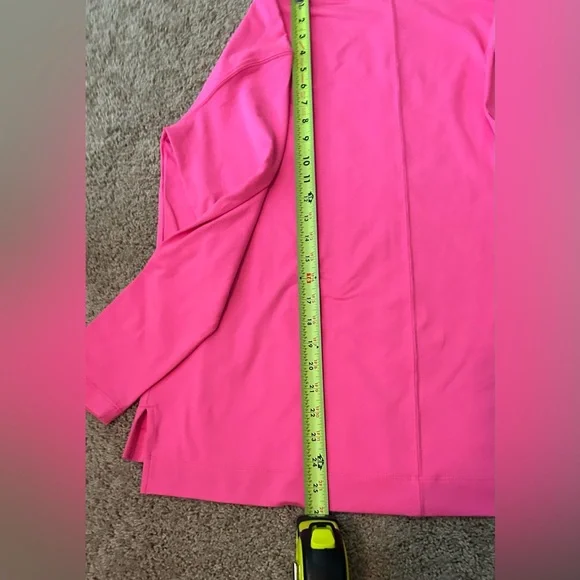 Like New Lilly Pulitzer *SOFT* Bright Pink Karessa SPF 50+Top, Size Medium - Picture 12 of 15